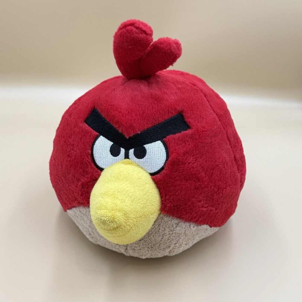 Angry Birds Red J. Bird Stuffed Plush Large 11" Commonwealth Collectible